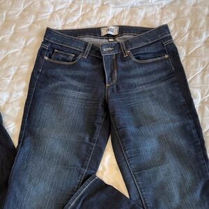 PAIGE Women's Deep Indigo Skinny Jeans